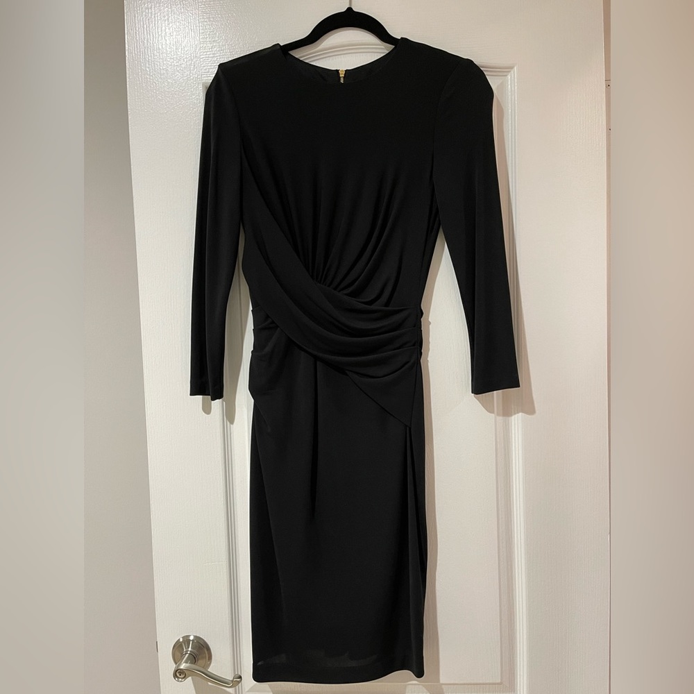 Caché Black Long Sleeve Dress